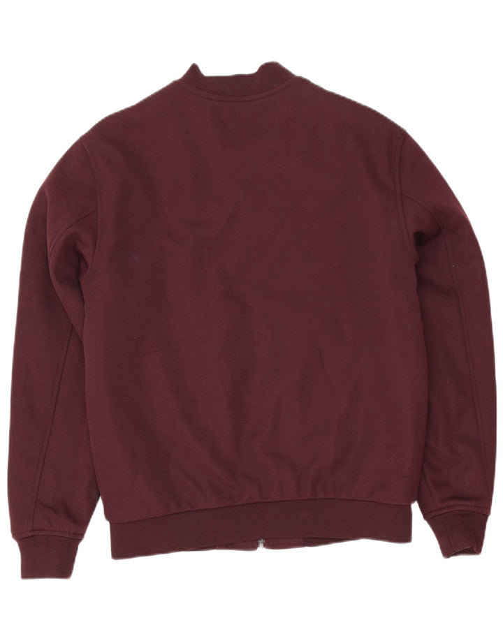 Jachetă Bomber pentru bărbați Zara UK 38 Medium Burgundy Poliester