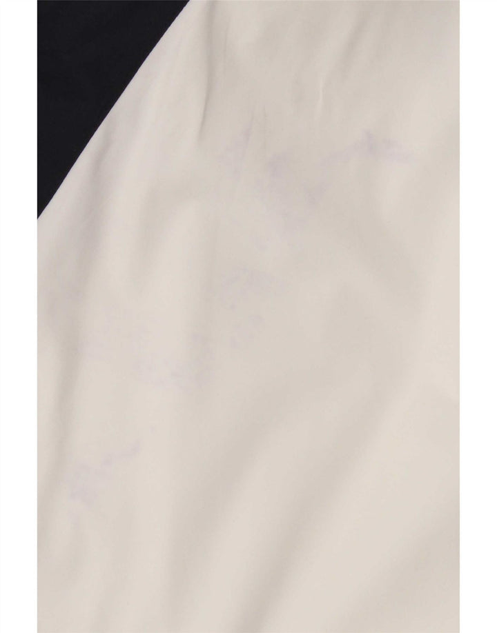 Jachetă de trening pentru femei Adidas UK 16, mare, alb, poliester color bloc