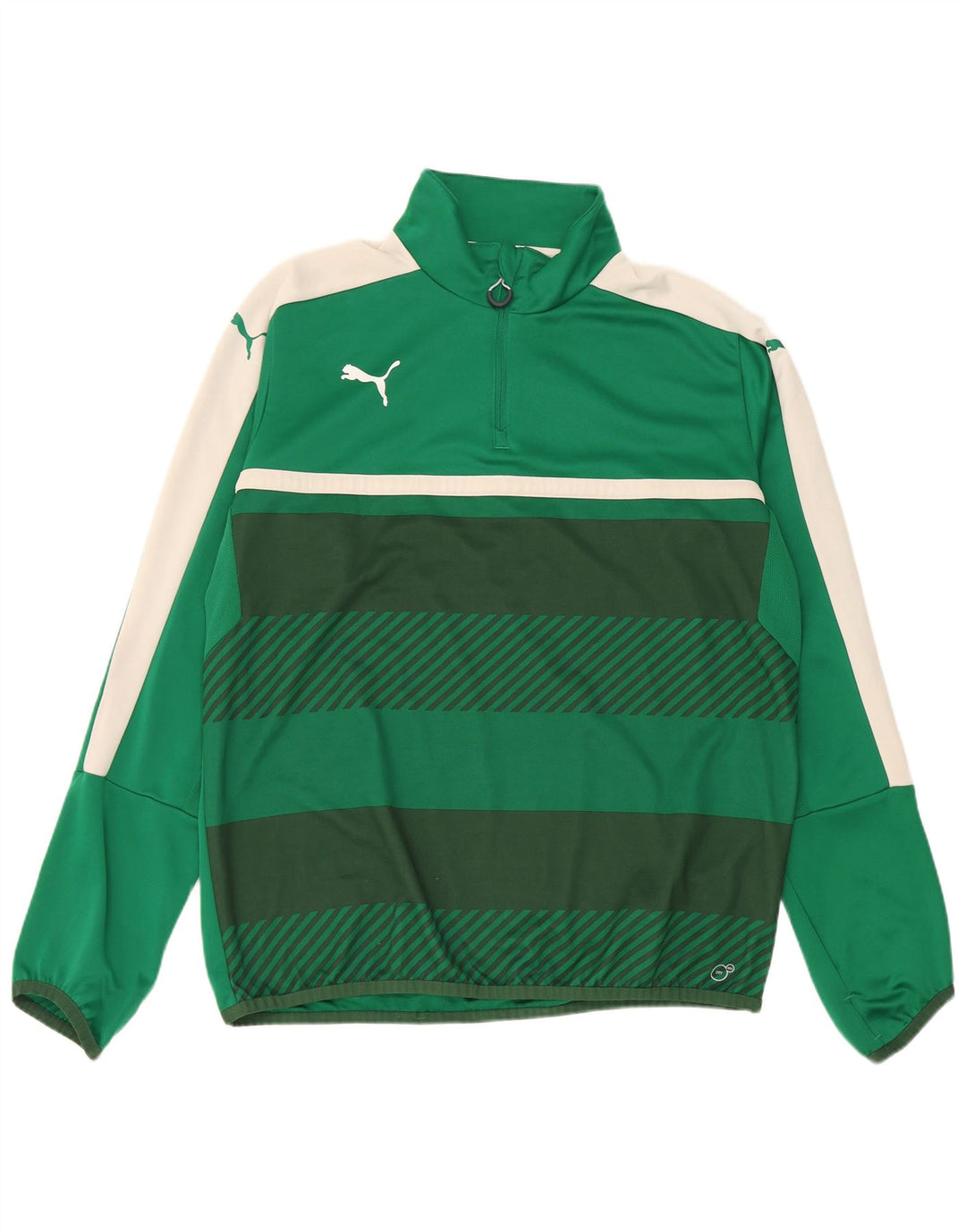Trening pentru bărbați Puma, cu fermoar, cu gât, XL, poliester color bloc