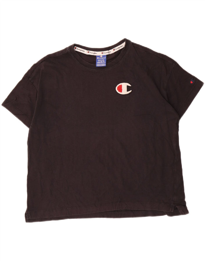 Tricou pentru femei CHAMPION Top UK 14 Medium Black Bumbac