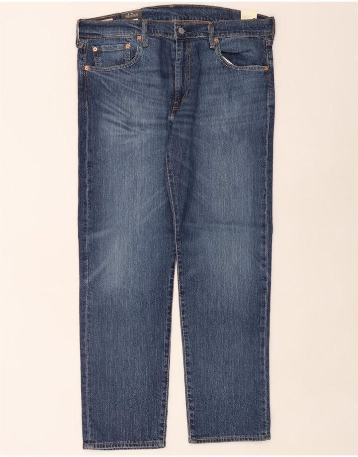 Blugi conici pentru bărbați Levi's 502 W36 L32 Bumbac albastru
