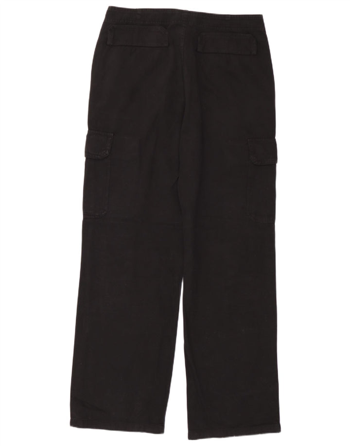 Pantaloni cargo drepti pentru femei Zara EU 40 Medium W30 L30 Negri