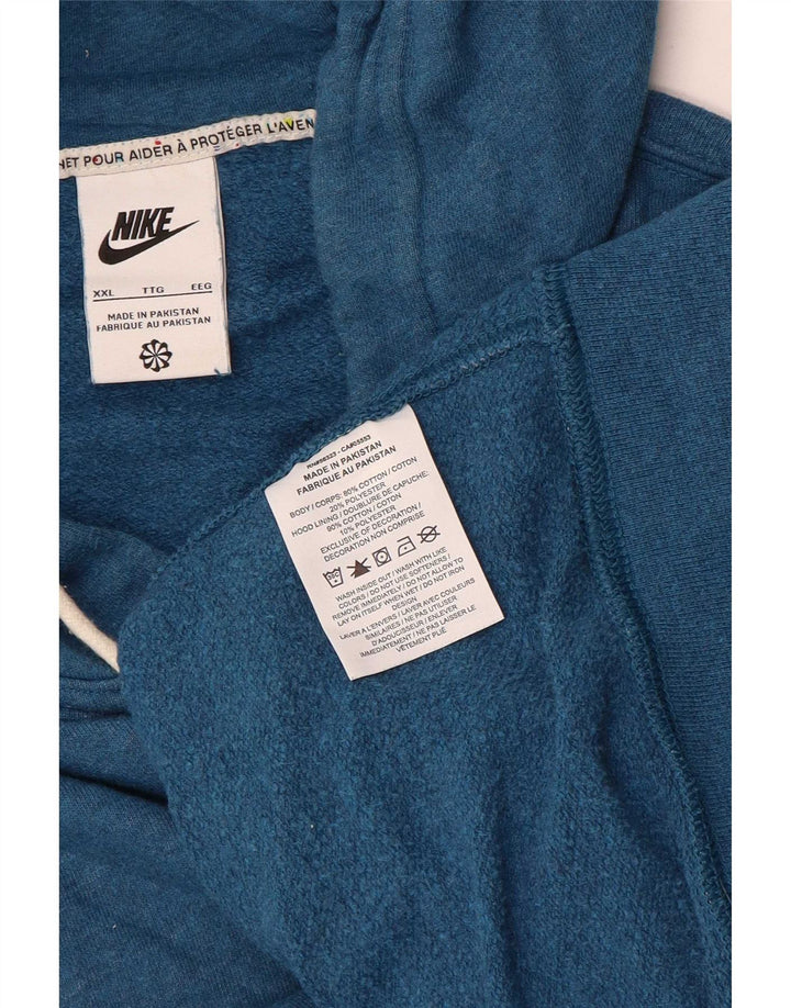Pulover Nike pentru bărbați, 2XL, bumbac albastru
