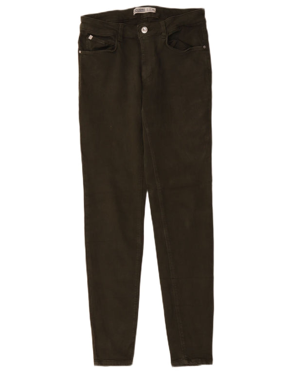 Blugi skinny de damă Zara EU 38 Mici L28 L28 Kaki