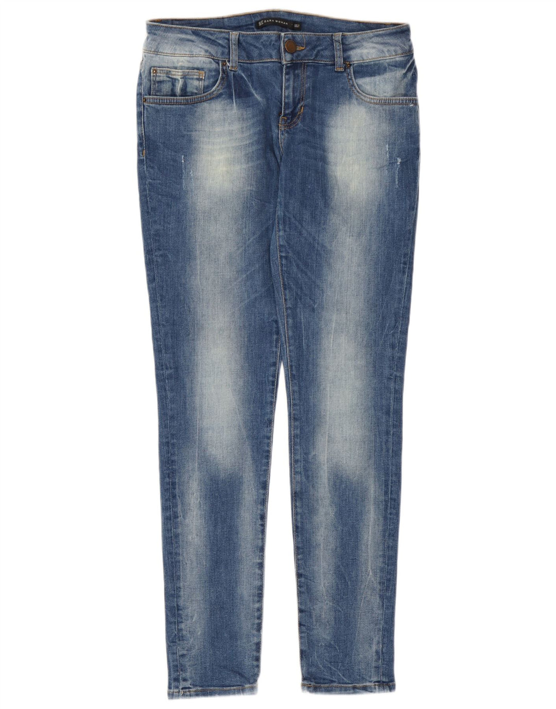 Blugi skinny dama Zara EU 40 Medium W30 L30 Albastru