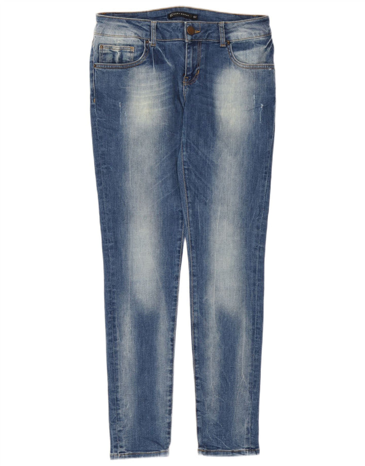 Blugi skinny dama Zara EU 40 Medium W30 L30 Albastru