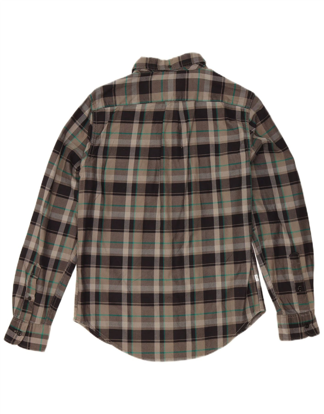 Cămașă de flanel pentru bărbați Levi's Slim Fit, bumbac cu carouri, gri mic