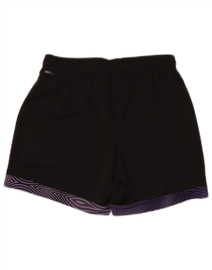 Pantaloni scurti sport PUMA pentru femei UK 10 Small Black Geometric Poliester