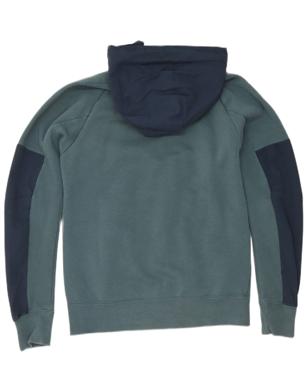 Pulover Nike pentru bărbați, cu fermoar, cu glugă, mic, albastru, poliester