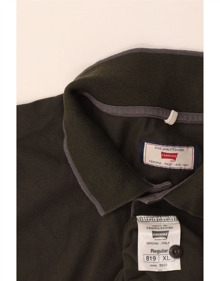 Cămașă polo pentru bărbați Carrera, XL, bumbac kaki