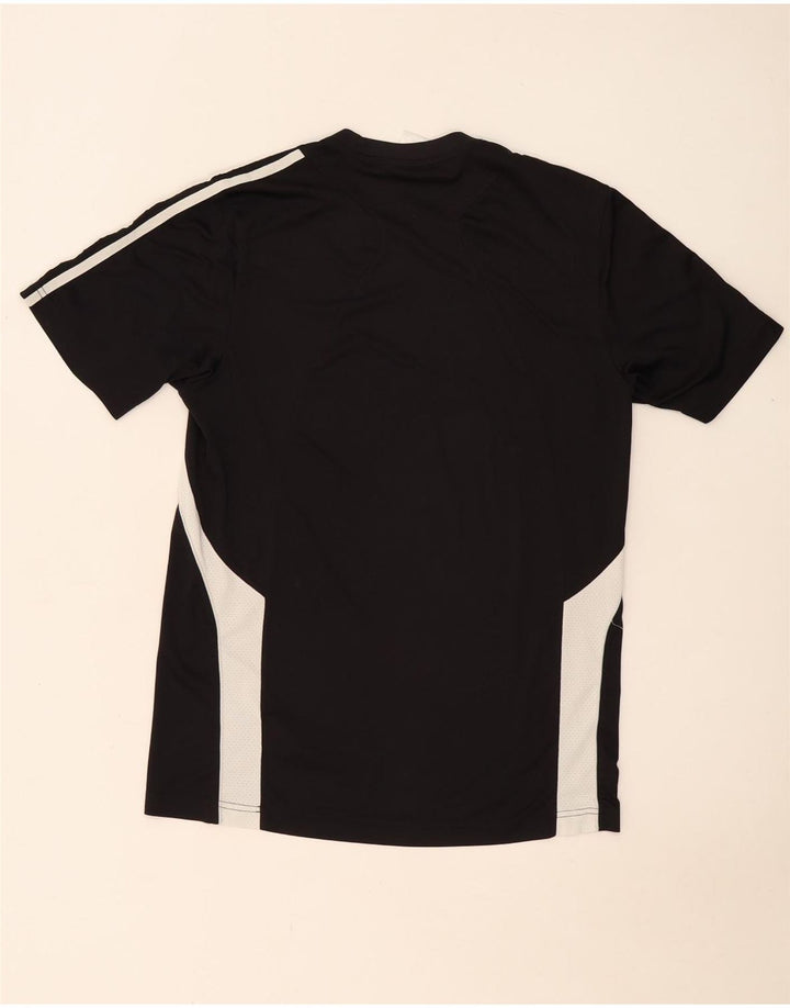 Tricou pentru bărbați Adidas Top Mediu Negru Poliester Bloc de culoare