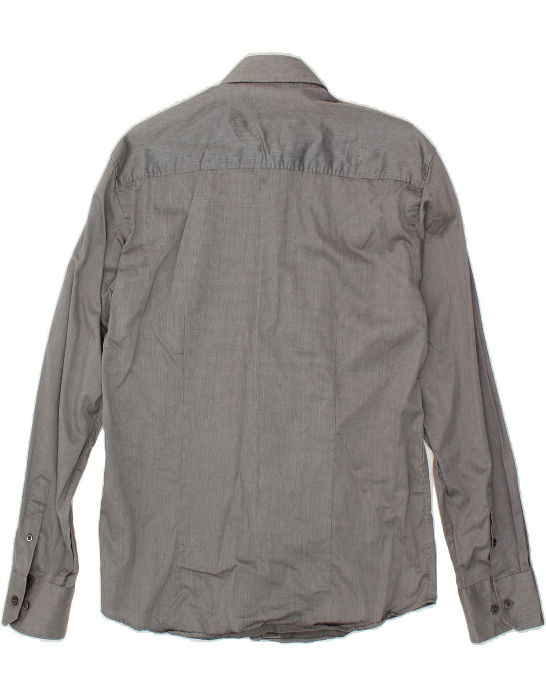 JACK & JONES Mens Shirt Large Grey Vintage Jack & Jones and Second-Hand Jack & Jones from Messina Hembry 