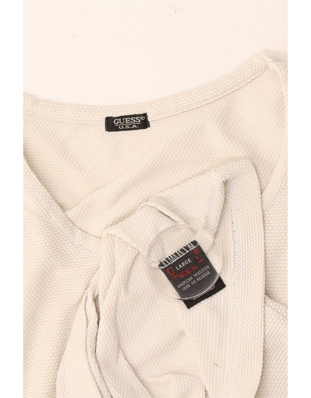 Guess Top pentru femei cu mânecă lungă UK 14 Large White