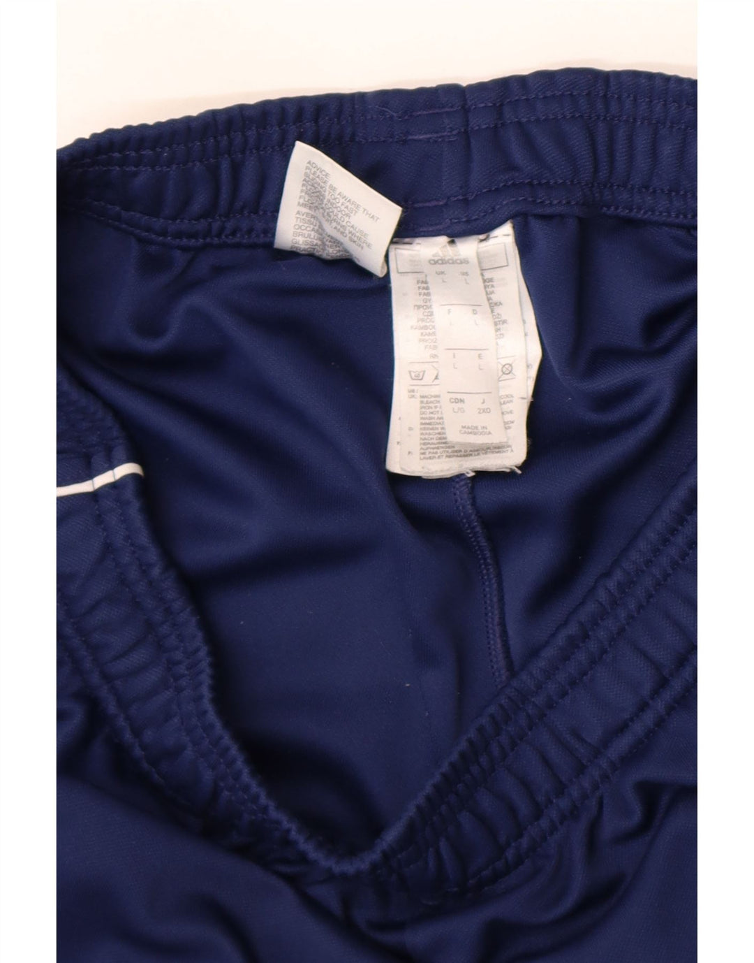 Pantaloni de trening Adidas pentru bărbați, mari, albastru, poliester