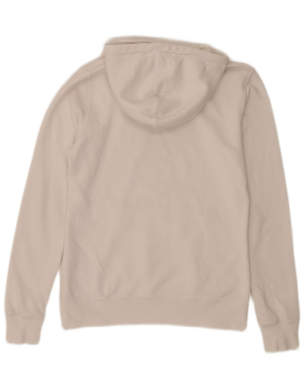 Pulover Nike cu capota cu grafic pentru femei UK 14, bumbac alb mediu