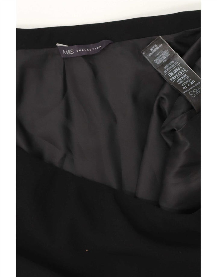 Fustă A-Line pentru femei Marks & Spencer UK 16 Large W34 Black