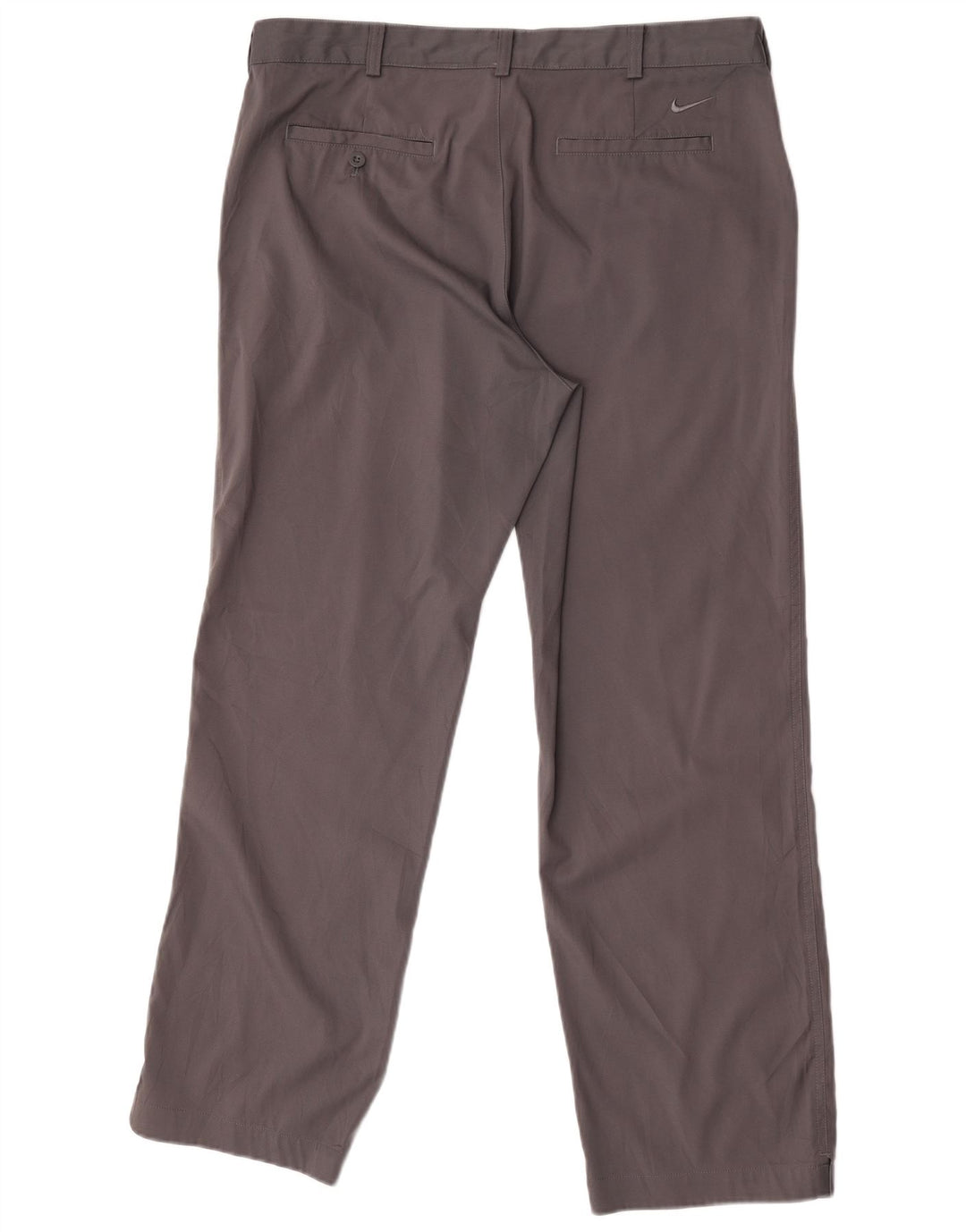 Pantaloni chino drepti Dri Fit Nike pentru bărbați W36 L30 poliester gri