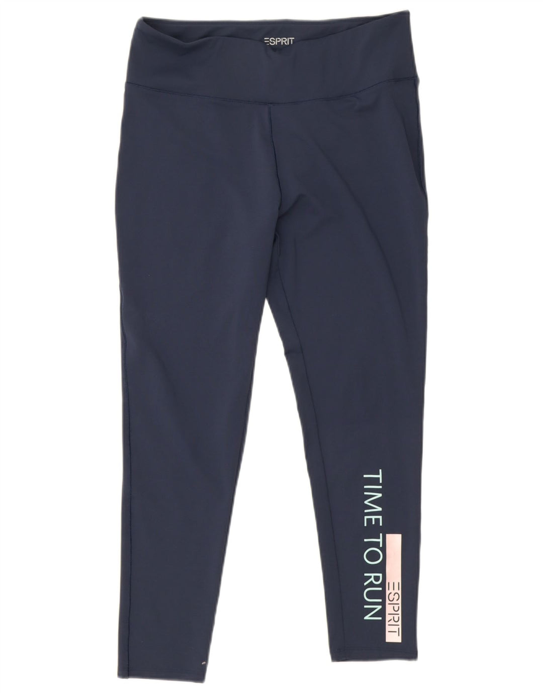 Leggings crop cu grafic pentru femei Esprit UK 14 Poliester mari bleumarin