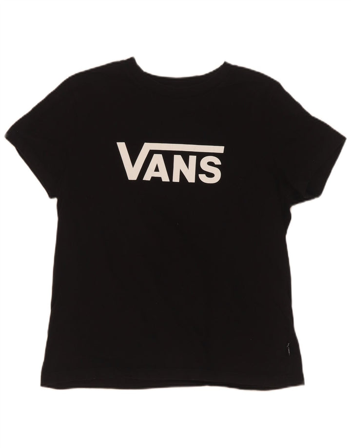Tricou grafic Vans pentru femei Top UK 12 Medium Black Bumbac