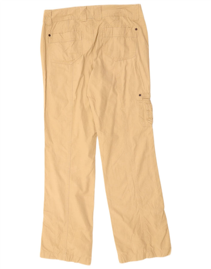 EDDIE BAUER Pantaloni cargo drepti pentru femei US 6 Medium W30 L32 Bej