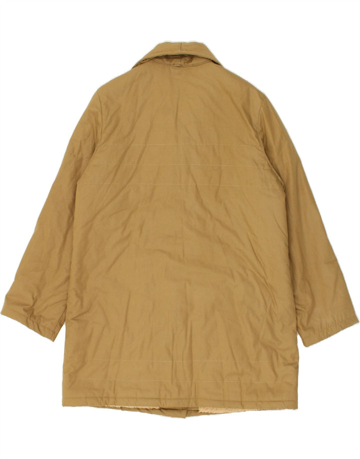 VINTAGE Womens Windbreaker Coat UK 16 Large Beige Vintage Vintage and Second-Hand Vintage from Messina Hembry 