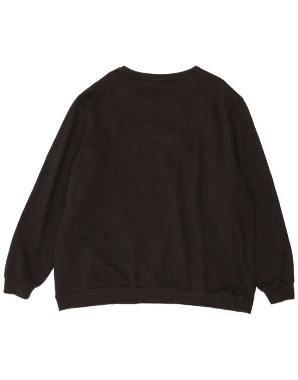 Pulover grafic pentru bărbați Puma, 4XL, bumbac negru