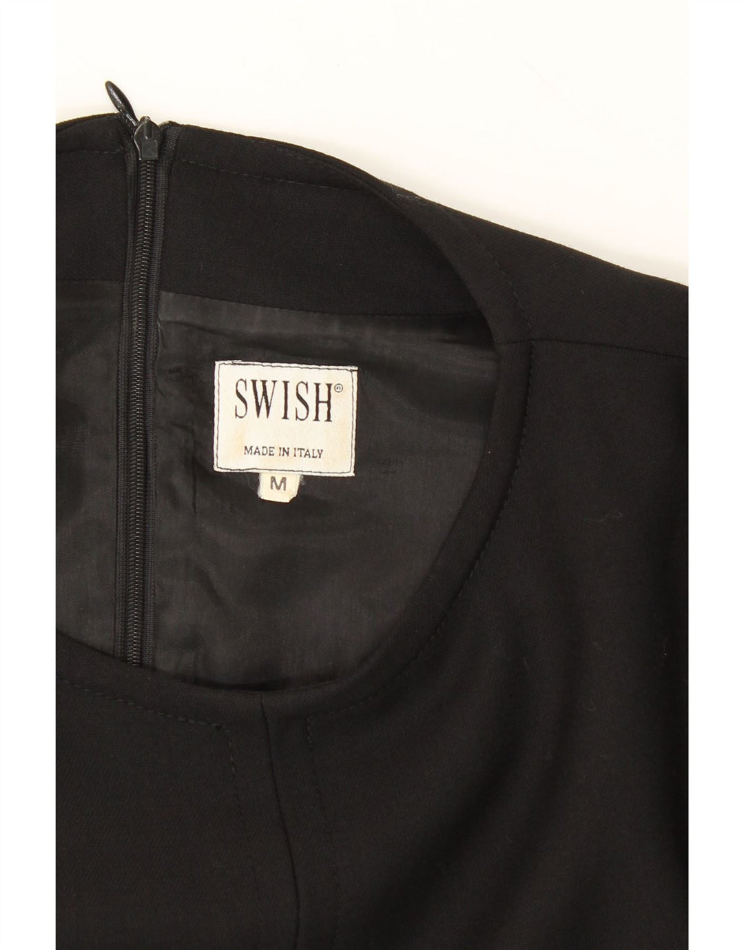 SWISH Womens Sheath Dress UK 14 Medium Black Vintage Swish and Second-Hand Swish from Messina Hembry 