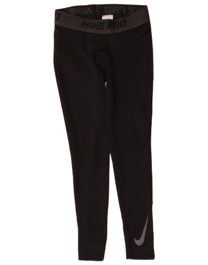 Leggings pentru bărbați Nike, poliester mediu negru