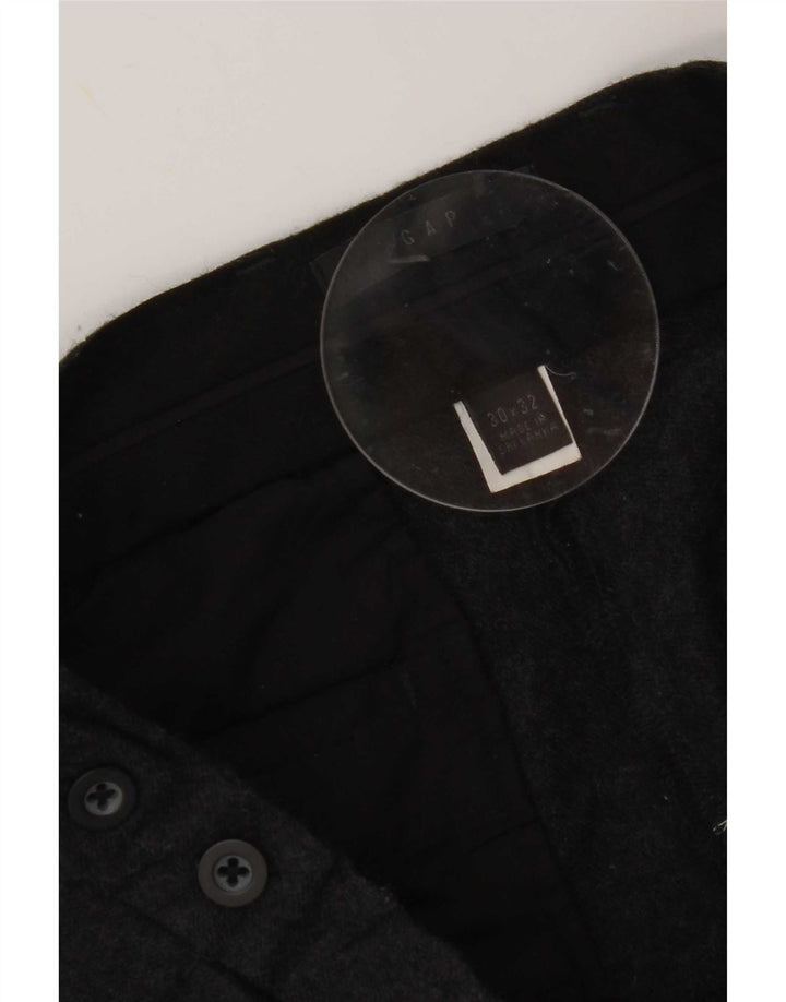 Pantaloni de costum drepți pentru femei Gap L30 L29 Lână gri