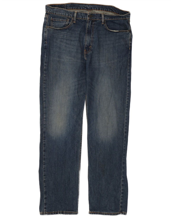 Blugi drepti pentru bărbați Levi's 505 W38 L34 Bumbac albastru