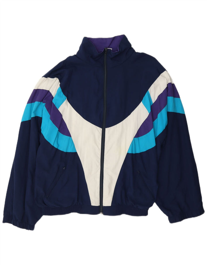 Jachetă de trening pentru bărbați Tactel, 2XL, poliamidă bloc de culoare bleumarin