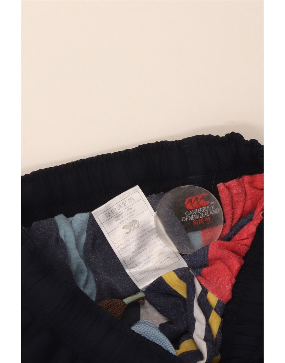 Pantaloni de trening grafic Canterbury pentru femei UK 12 Medium Bleumarin