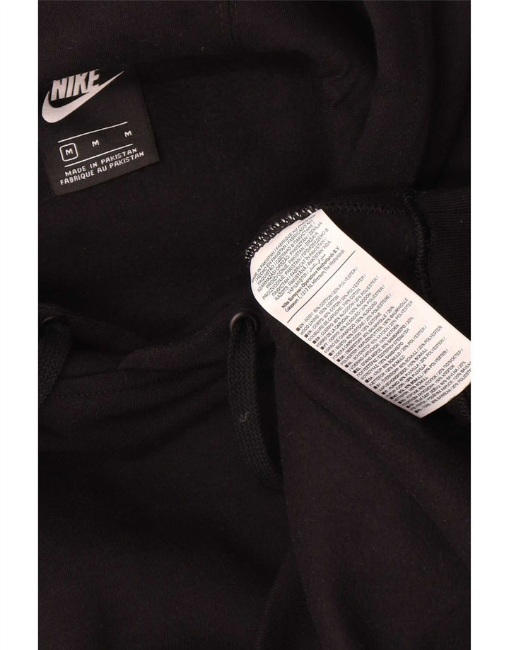 Pulover Nike pentru bărbați, bumbac mediu negru