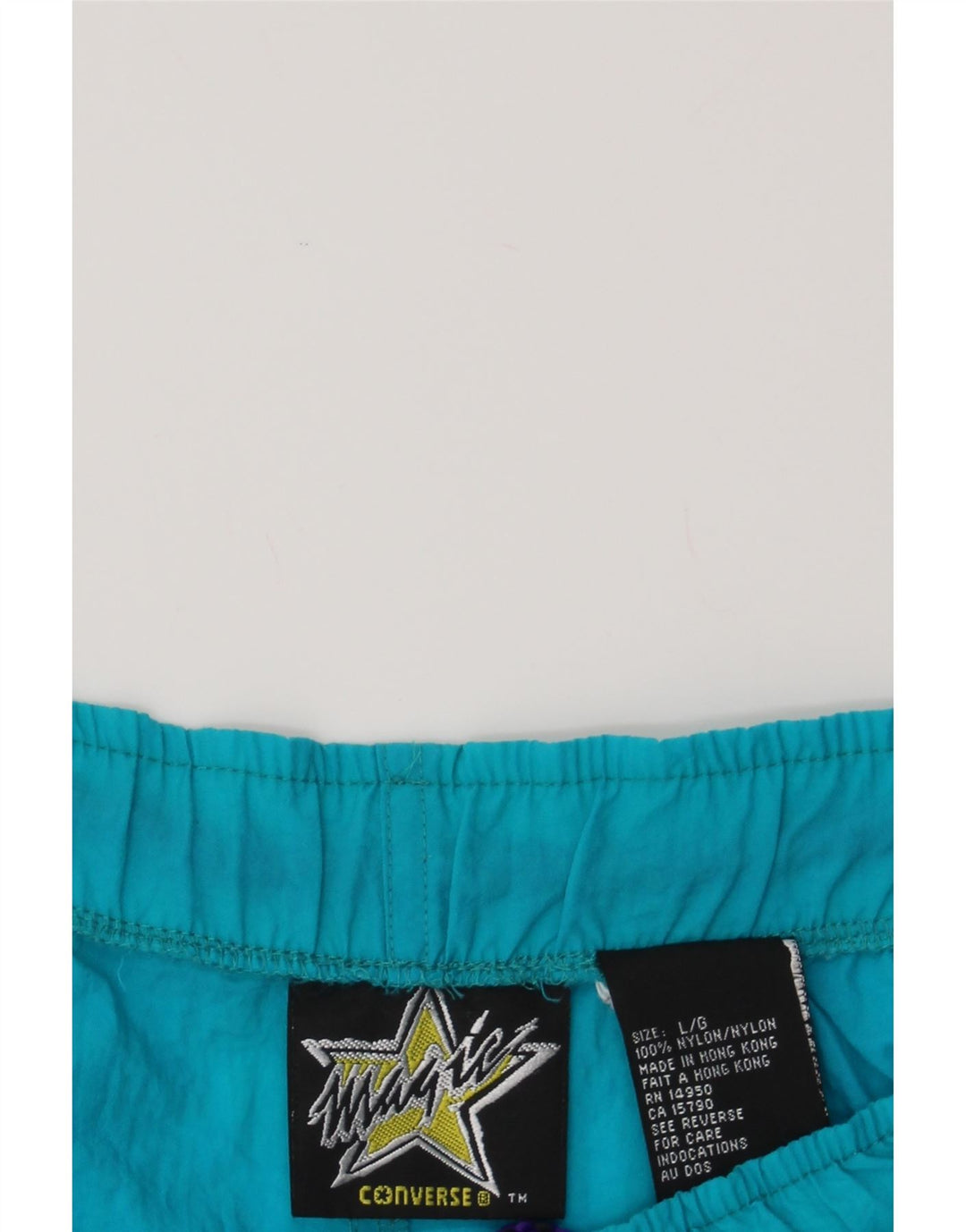 CONVERSE Mens Tracksuit Trousers Joggers Large Blue Nylon Vintage Converse and Second-Hand Converse from Messina Hembry 