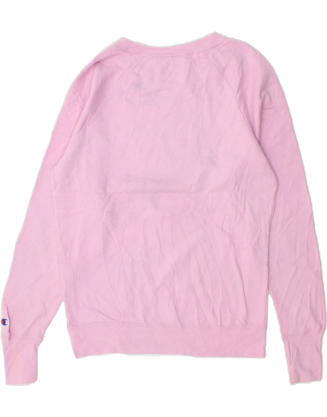 CHAMPION Womens Graphic Sweatshirt Jumper UK 10 Small Pink Vintage Champion and Second-Hand Champion from Messina Hembry 