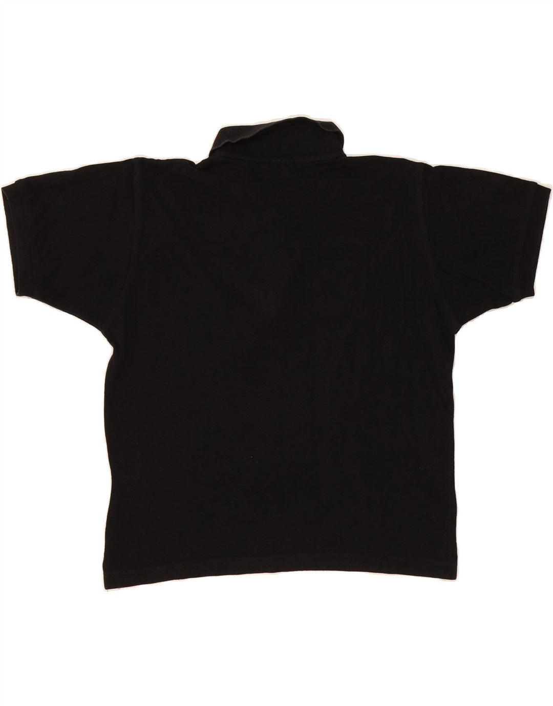 CHAMPION Womens Polo Shirt UK 12 Medium Black Cotton Vintage Champion and Second-Hand Champion from Messina Hembry 