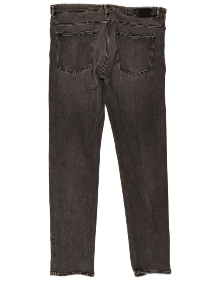 Blugi slim pentru bărbați Hugo Boss W38 L34 bumbac gri
