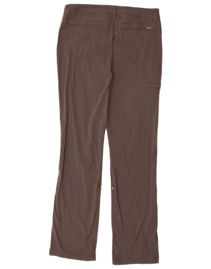 Pantaloni cargo drepti pentru femei Eddie Bauer US 2 XS W28 L31 nailon gri