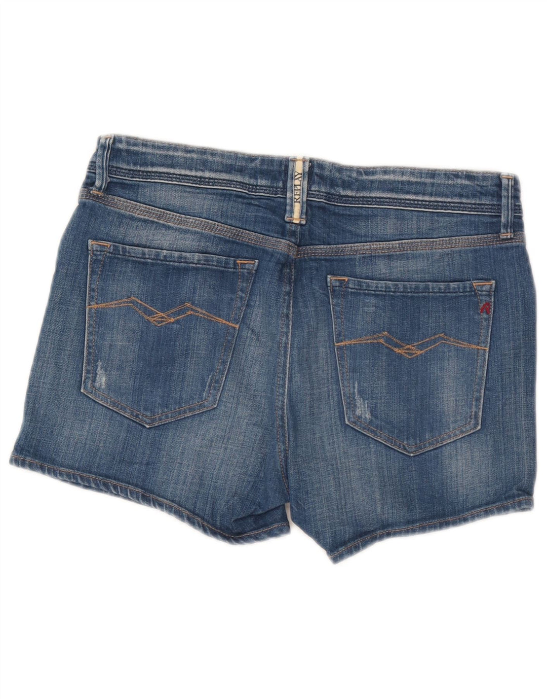 Pantaloni scurți din denim pentru femei Replay W27 Small Blue