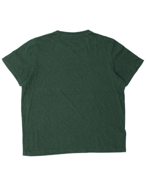 Tricou Fred Perry pentru bărbați Top XL bumbac verde