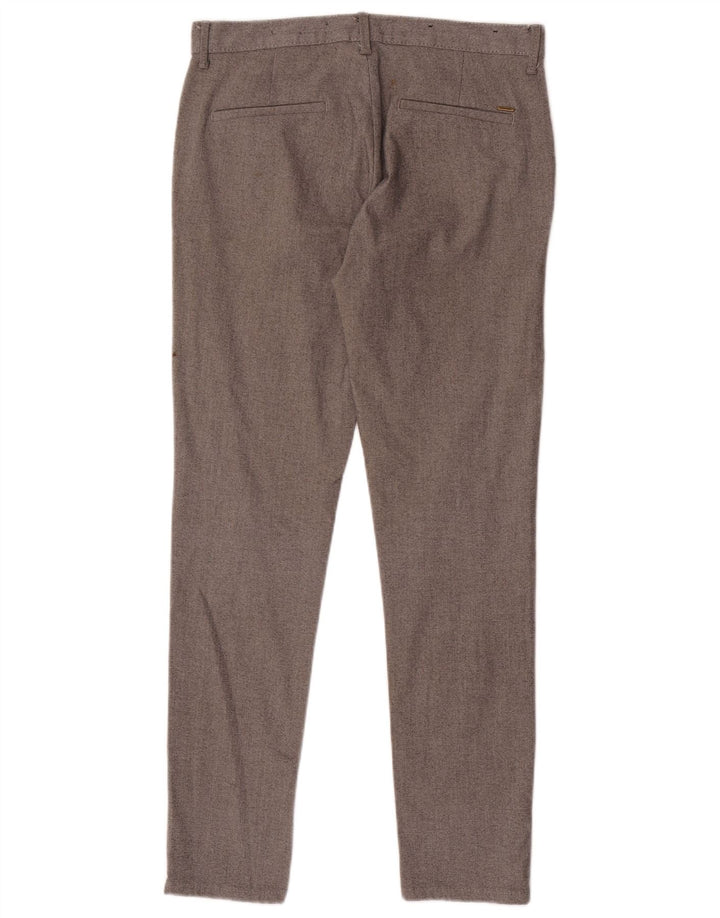 Pantaloni chino slim pentru bărbați Zara EU 38 Mici L30 L30 Gri