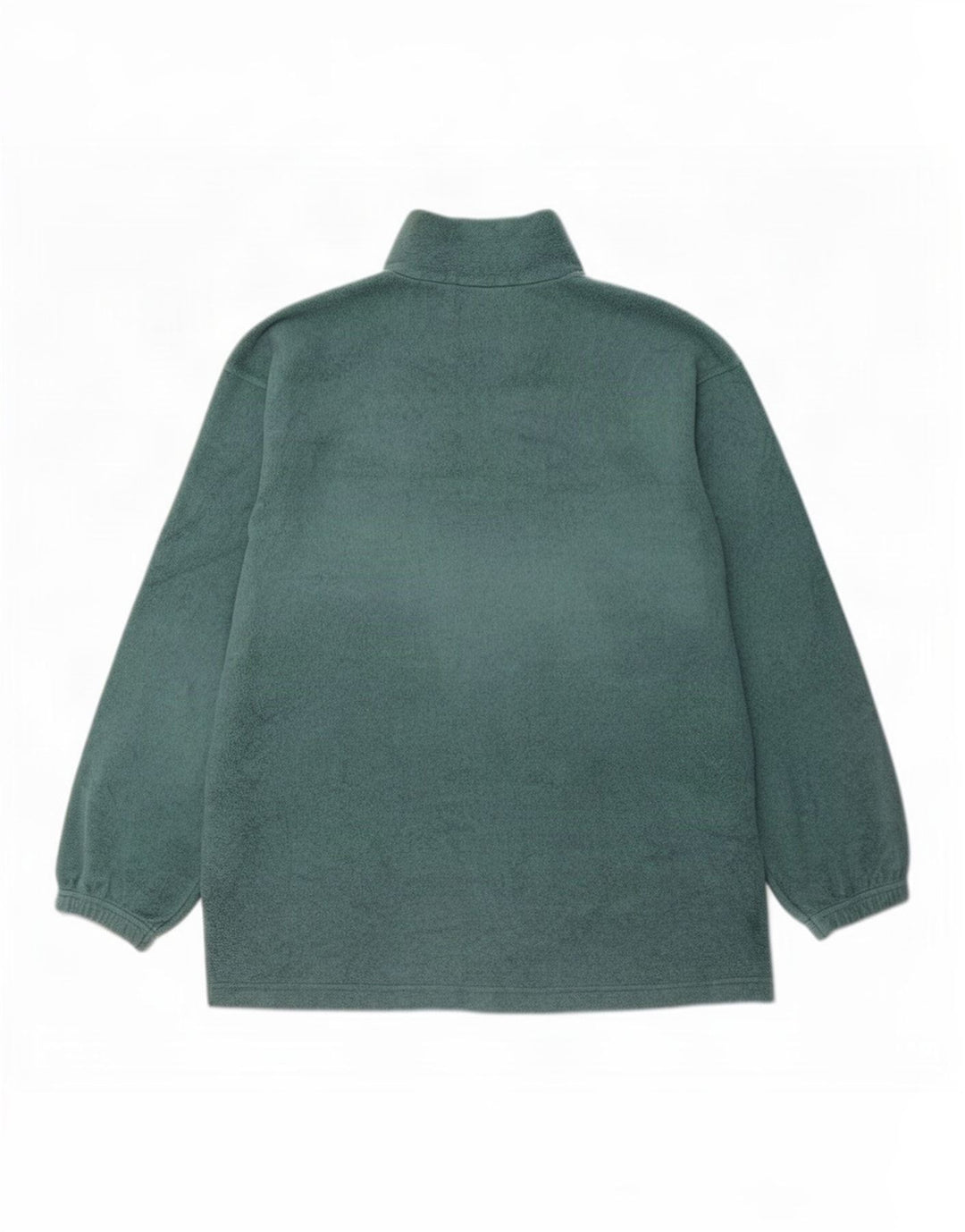 Pulover pentru bărbați Invicta, cu fermoar și gât, poliester verde 2XL