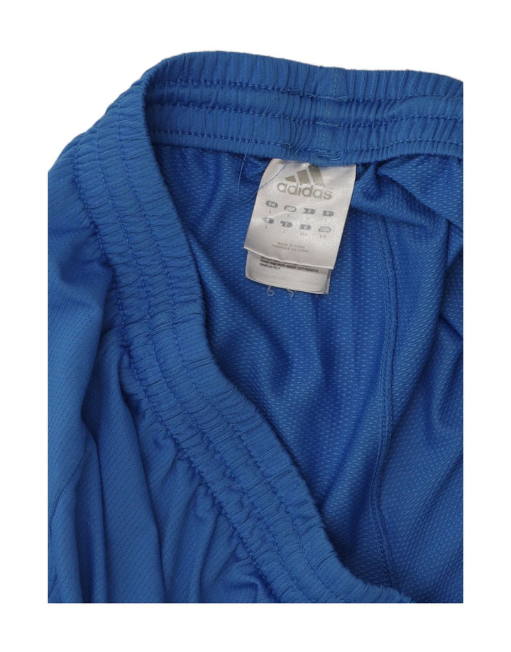 Pantaloni scurți sport grafic Adidas pentru bărbați, mari, albastru, poliester