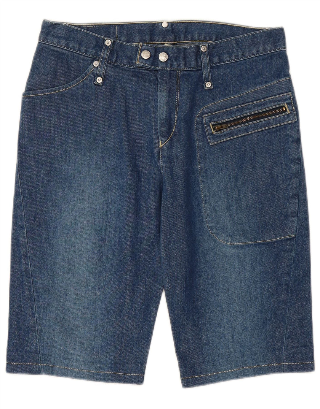 Pantaloni scurți din blugi pentru femei LEVI'S, mediu W30, bumbac albastru