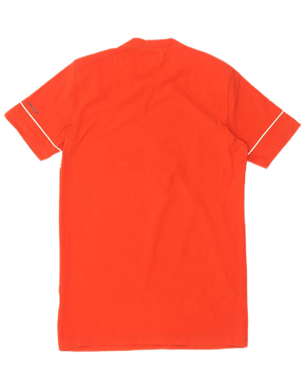 Tricou cu grafică pentru femei Armani Jeans Top UK 14 Large Red