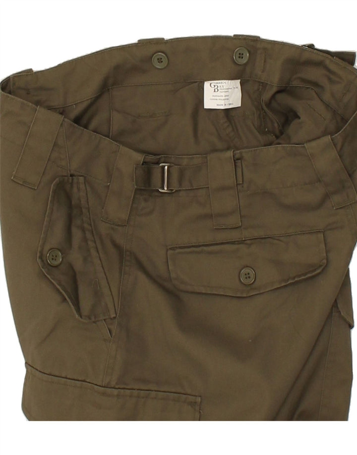 Pantaloni cargo drepti pentru bărbați VINTAGE L30 L30 kaki