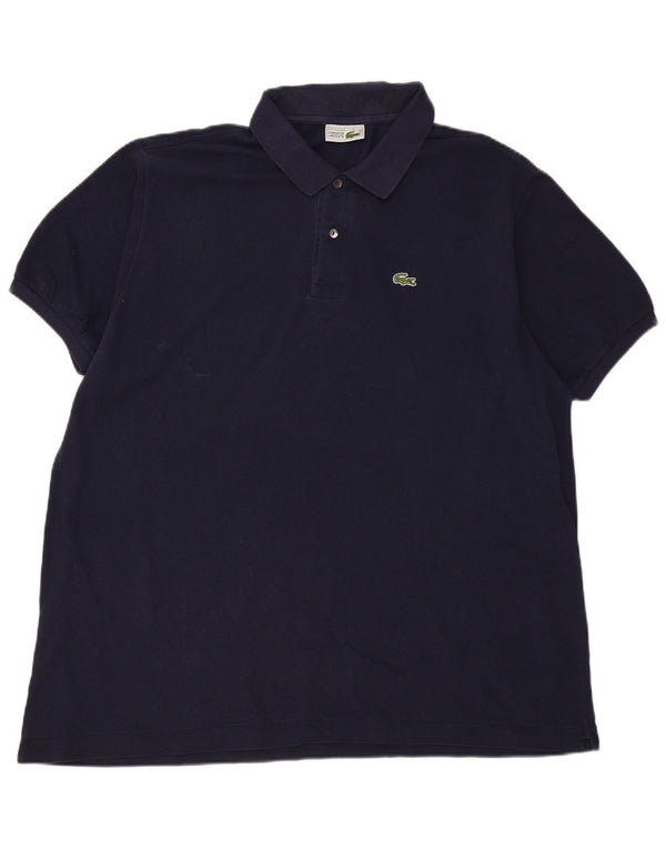 Lacoste Mens Polo Shirt Size 9 4XL Navy Blue Cotton