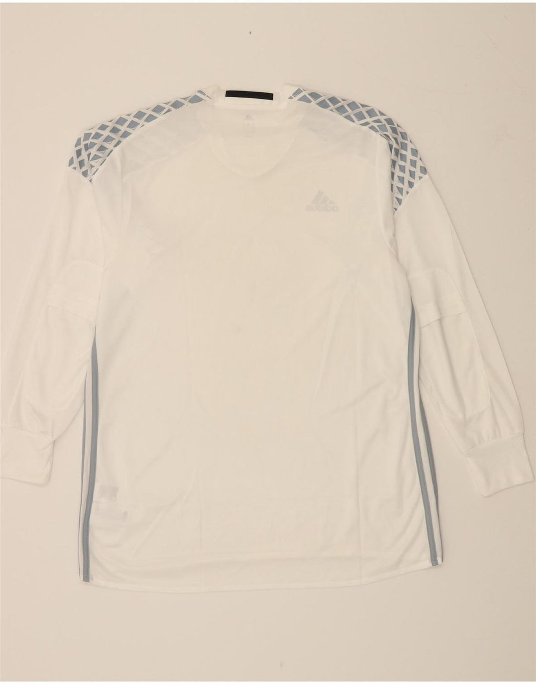 ADIDAS Adizero Graphic Top cu mânecă lungă XL, poliester alb