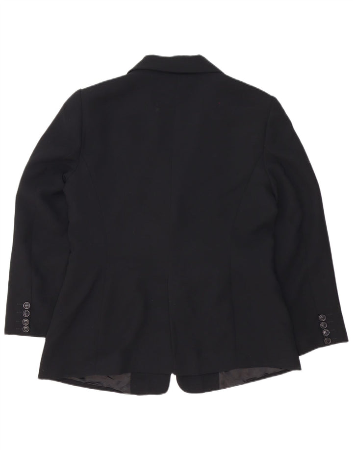 Blazer pentru femei Zara cu 2 nasturi EU 44 XL Poliester negru