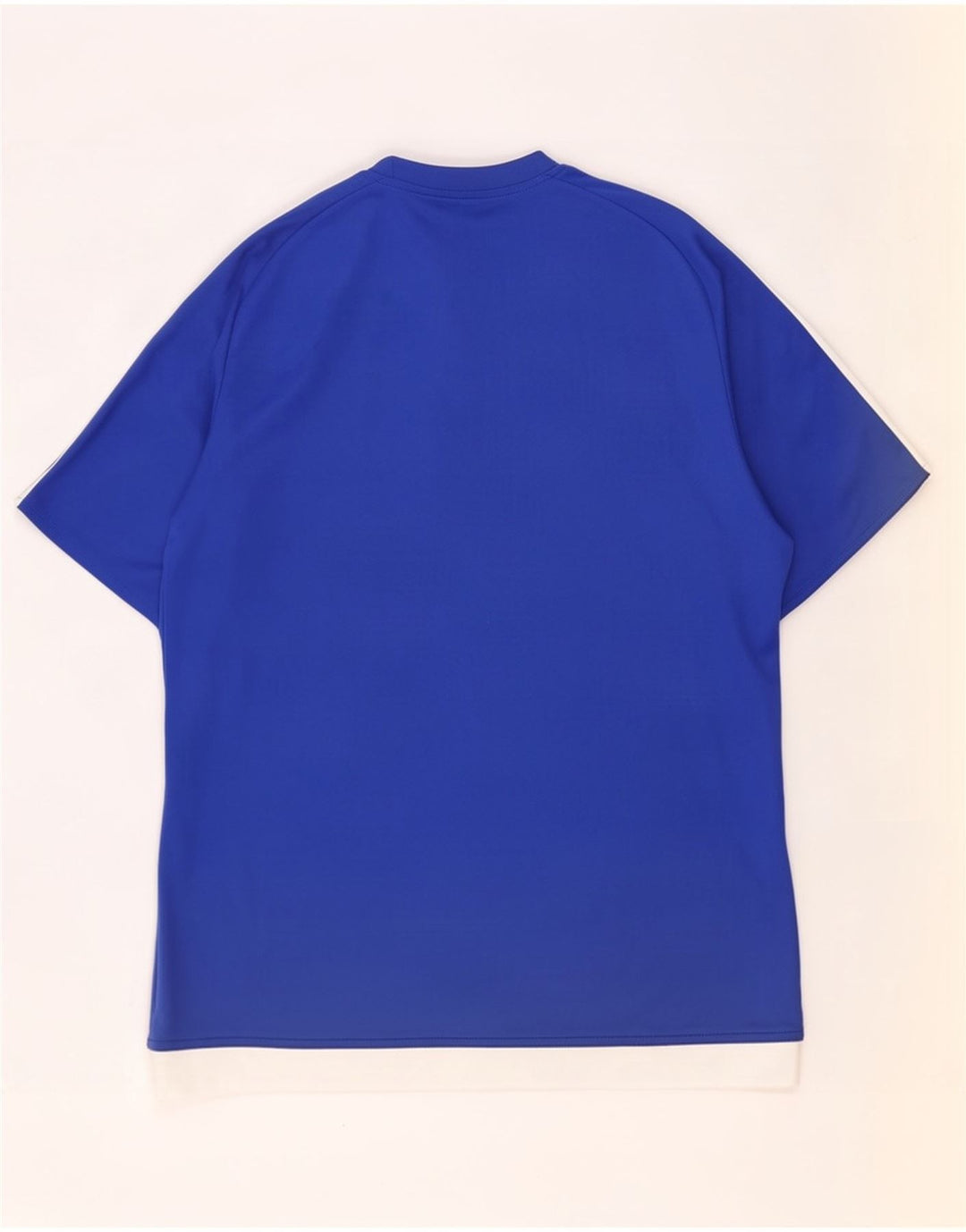Tricou Adidas Climalite pentru bărbați Top Medium Blue Colorblock Poliester